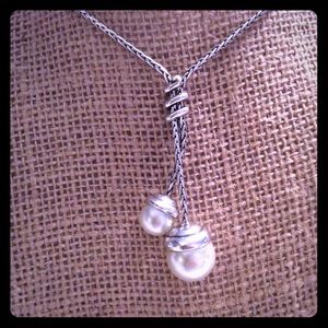 Brighton Pearl Dropdown Necklace